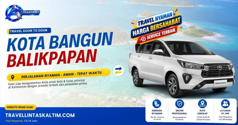 Travel Kota Bangun Balikpapan 