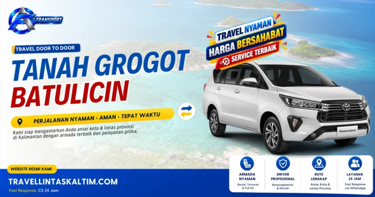 Travel Tanah Grogot Batulicin