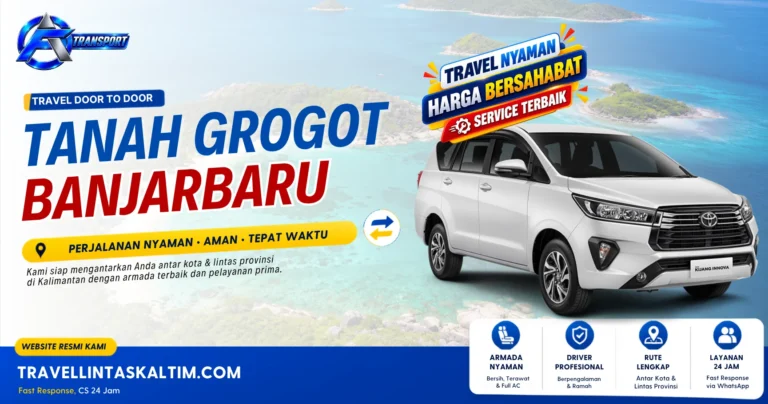 Travel Tanah Grogot Banjarbaru 